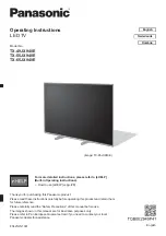 Panasonic TX-49JX940E Operating Instructions Manual preview