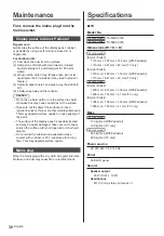 Preview for 38 page of Panasonic TX-50DXX789 Operating Instructions Manual