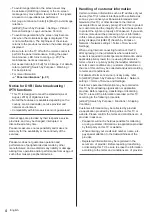 Preview for 4 page of Panasonic TX-55HZ1500B Operating Instructions Manual