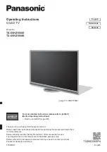 Panasonic TX-55HZ1500E Operating Instructions Manual preview