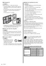 Preview for 8 page of Panasonic TX-55HZC2004 Operating Instructions Manual