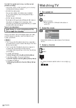 Preview for 22 page of Panasonic TX-55HZC2004 Operating Instructions Manual