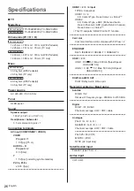 Preview for 26 page of Panasonic TX-55HZC2004 Operating Instructions Manual