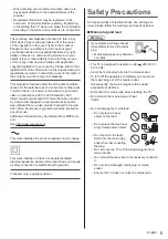 Preview for 5 page of Panasonic TX-55HZW2004 Operating Instructions Manual