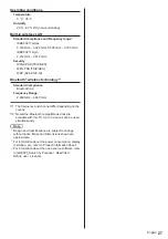 Preview for 27 page of Panasonic TX-55HZW2004 Operating Instructions Manual