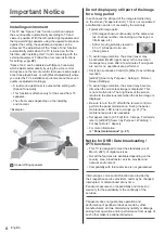 Preview for 4 page of Panasonic TX-55JZ2000B Operating Instructions Manual