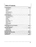 Preview for 3 page of Panasonic TX-68KP150Z Operating Instructions Manual