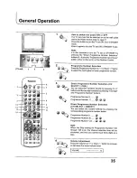 Preview for 35 page of Panasonic TX-68KP150Z Operating Instructions Manual