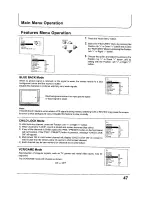 Preview for 47 page of Panasonic TX-68KP150Z Operating Instructions Manual