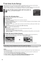 Preview for 12 page of Panasonic TX-L32E6E Operating Instructions Manual