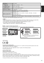 Preview for 17 page of Panasonic TX-L32E6E Operating Instructions Manual