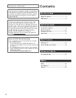 Preview for 2 page of Panasonic TX-L32EM6B Operating Instructions Manual