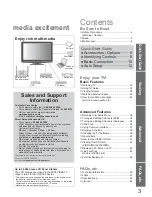 Preview for 3 page of Panasonic TX-L32S10L Operating Instructions Manual