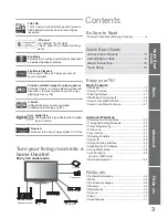 Preview for 3 page of Panasonic TX-L32X20B Operating Instructions Manual