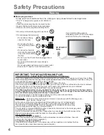 Preview for 4 page of Panasonic TX-L32X20B Operating Instructions Manual