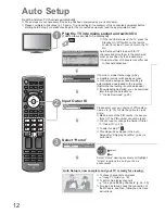 Preview for 12 page of Panasonic TX-L32X20B Operating Instructions Manual