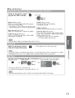 Preview for 17 page of Panasonic TX-L32X20B Operating Instructions Manual