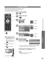 Preview for 35 page of Panasonic TX-L32X20B Operating Instructions Manual