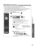 Preview for 57 page of Panasonic TX-L32X20B Operating Instructions Manual