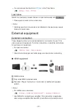 Preview for 20 page of Panasonic TX-LR32E6 User Manual