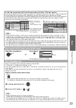 Preview for 23 page of Panasonic TX-P42G20B Operating Instructions Manual