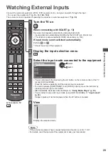 Preview for 29 page of Panasonic TX-P42GT50E Operating Instructions Manual