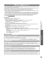 Preview for 59 page of Panasonic TX-P42S20B Operating Instructions Manual