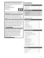 Preview for 4 page of Panasonic TX-P42S30J Operating Instructions Manual