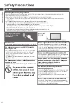 Preview for 4 page of Panasonic TX-P42VT30E Operating Instructions Manual