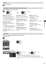 Preview for 21 page of Panasonic TX-P42VT30E Operating Instructions Manual