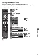 Preview for 65 page of Panasonic TX-P42VT30E Operating Instructions Manual