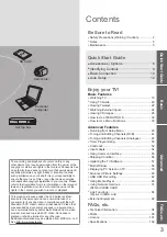 Preview for 3 page of Panasonic TX-P50VT20EA Operating Instructions Manual