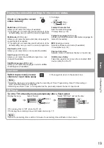 Preview for 19 page of Panasonic TX-P50VT20EA Operating Instructions Manual