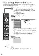 Preview for 24 page of Panasonic TX-P50VT20EA Operating Instructions Manual