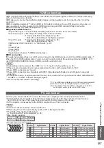 Preview for 97 page of Panasonic TX-P50VT20EA Operating Instructions Manual