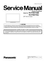 Panasonic TX-P50VT30E Service Manual preview