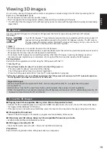 Preview for 19 page of Panasonic TX-P60ZT60E Operating Instructions Manual