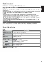 Preview for 21 page of Panasonic TX-P60ZT60E Operating Instructions Manual