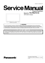 Panasonic TX-PR37C10 Service Manual preview