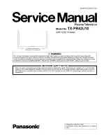 Panasonic TX-PR42U10 Service Manual preview