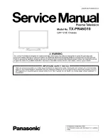 Panasonic TX-PR46G10 Service Manual preview