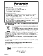 Preview for 40 page of Panasonic TX32DTX-11 Operating Instructions Manual