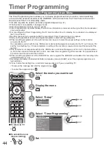 Preview for 44 page of Panasonic TXL32D25E Operating Instructions Manual