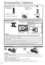 Preview for 4 page of Panasonic TXL32S20ES Operating Instructions Manual