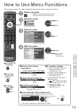 Preview for 13 page of Panasonic TXL32S20ES Operating Instructions Manual