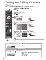 Preview for 54 page of Panasonic TXP42VT20B Operating Instructions Manual