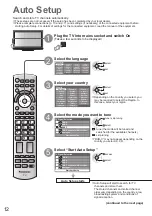 Preview for 12 page of Panasonic TXP50V20L Operating Instructions Manual