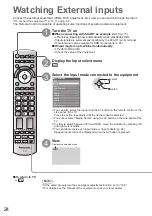 Preview for 24 page of Panasonic TXP50V20L Operating Instructions Manual