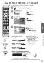 Preview for 27 page of Panasonic TXP50V20L Operating Instructions Manual