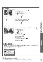 Preview for 75 page of Panasonic TXP50V20L Operating Instructions Manual